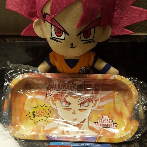 Backwood Rolling Tray SSG Red Goku - Picture 3 of 5